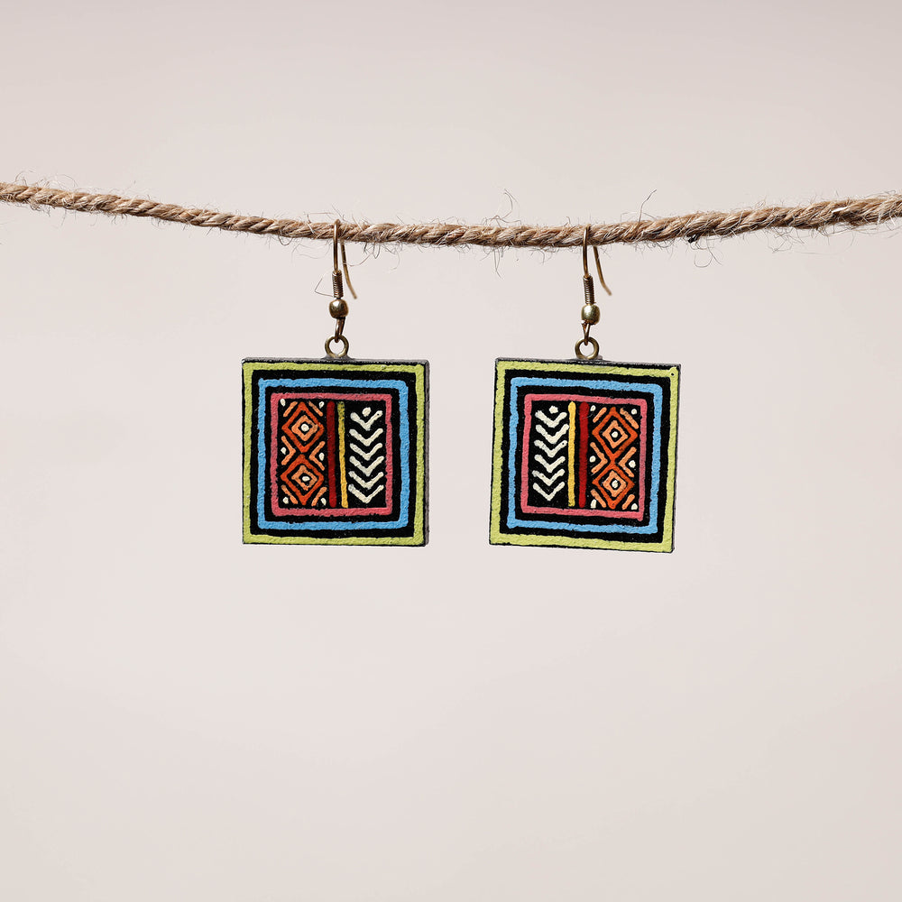 miniature handpainted earrings