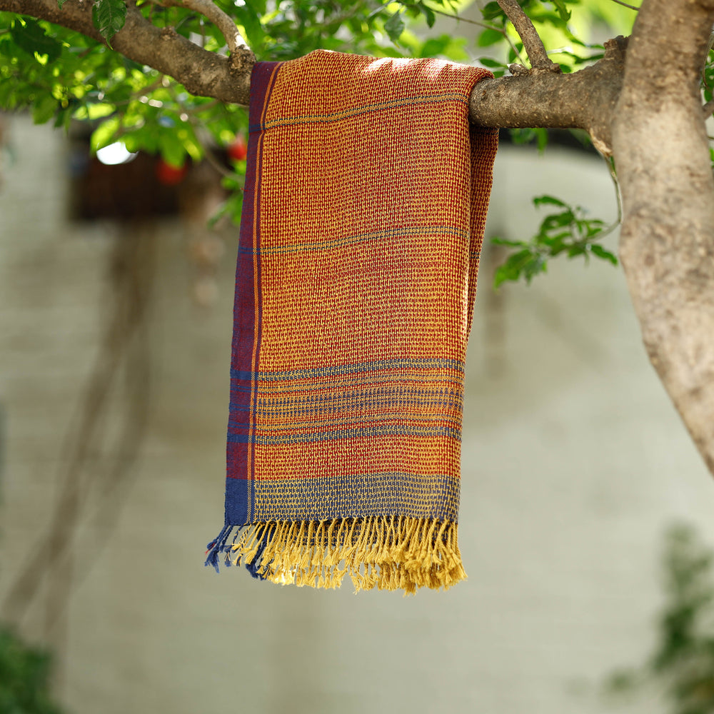 Orange - Organic Kala Cotton Pure Handloom Towel