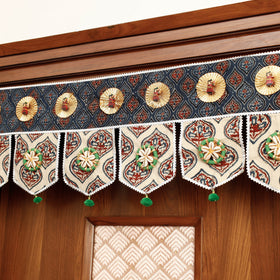   Festive Decor Hand Block Printed Traditional Toran 
