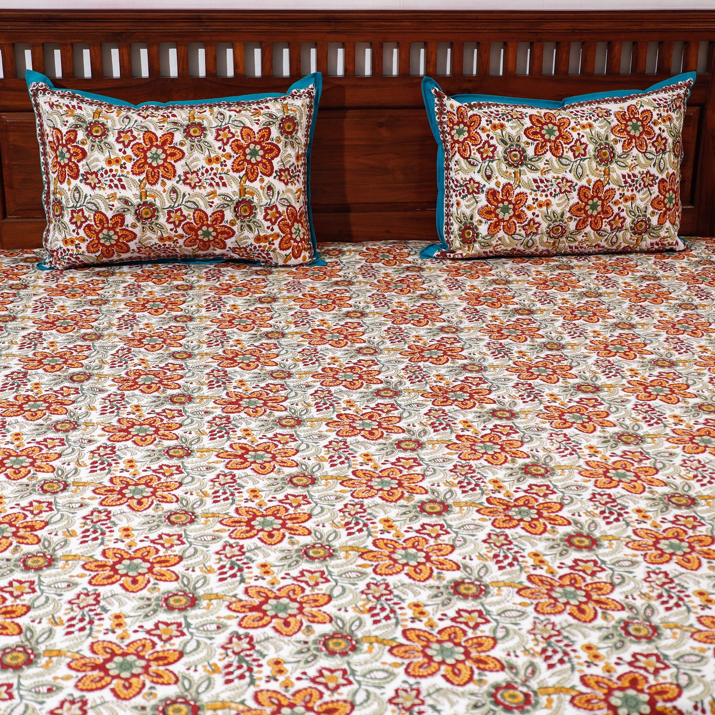 sanganeri single bed cover
