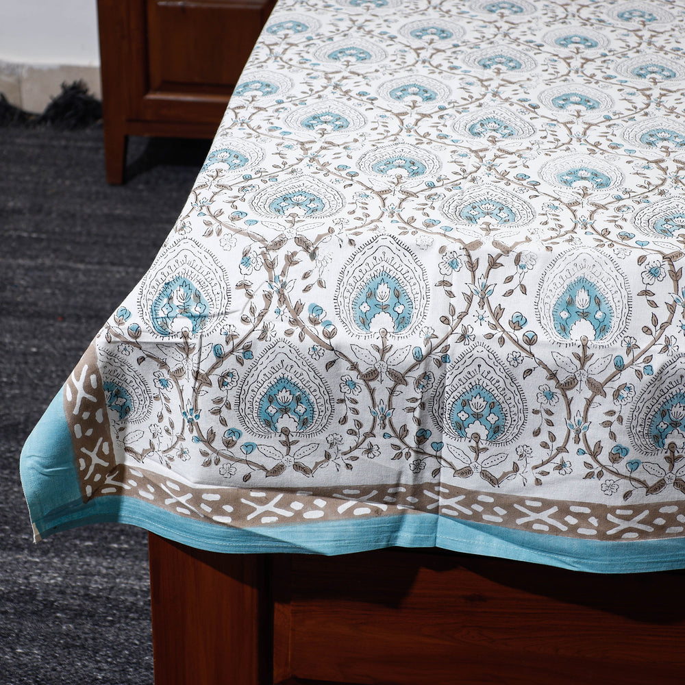 sanganeri single bed cover