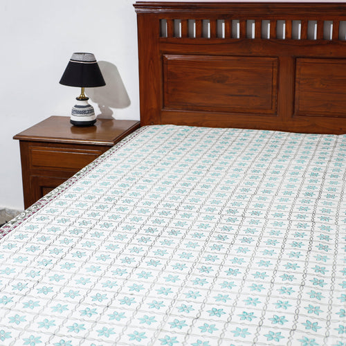 sanganeri single bed cover