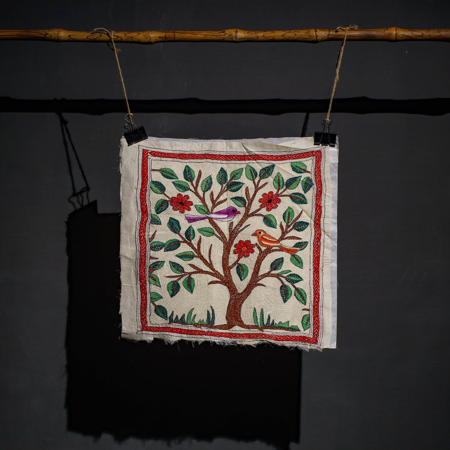 Embroidery Cotton Wall Hanging 