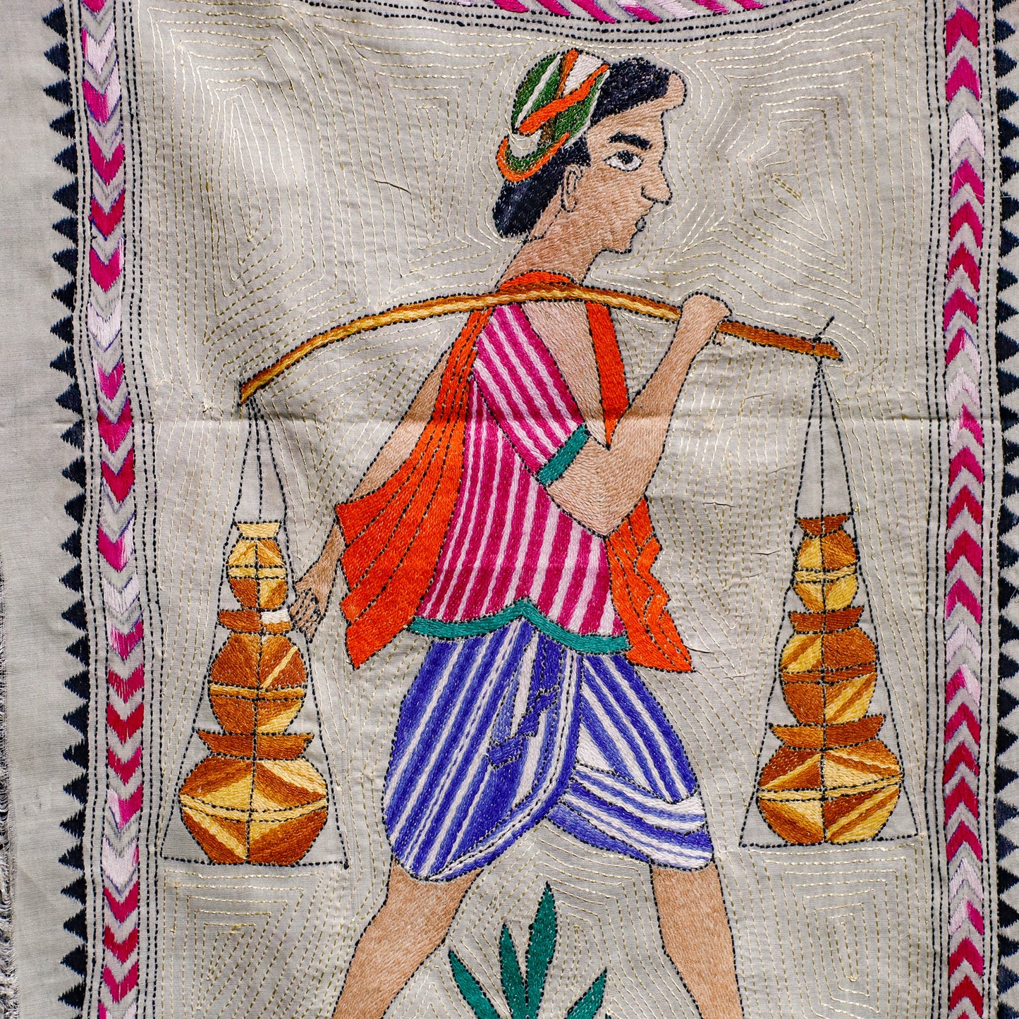Embroidery Cotton Wall Hanging 