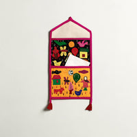 Pipli Applique Work Wall Hanging Letter Holder