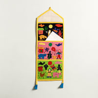 Pipli Applique Work Wall Hanging Letter Holder 