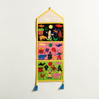 Pipli Applique Work Wall Hanging Letter Holder 