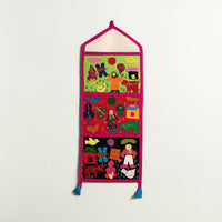 Pipli Applique Work Wall Hanging Letter Holder