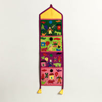 Pipli Applique Work Wall Hanging Letter Holder