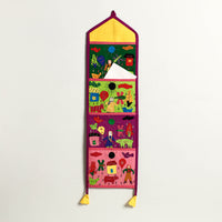 Pipli Applique Work Wall Hanging Letter Holder