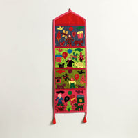 Pipli Applique Work Wall Hanging Letter Holder