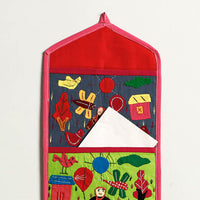 Pipli Applique Work Wall Hanging Letter Holder