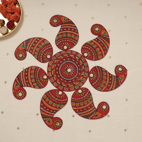 hand painted rangoli