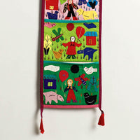 Pipli Applique Work Wall Hanging Letter Holder 