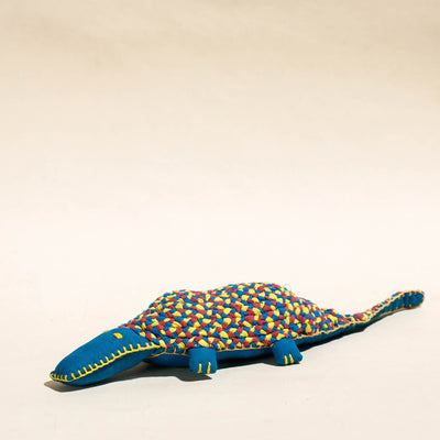 Crocodile - Handmade Stuffed Toy by Dastkar Ranthambhore