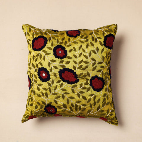 Phulkari Embroidery Cushion Cover