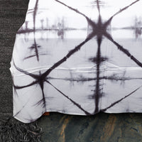 shibori double bed cover set