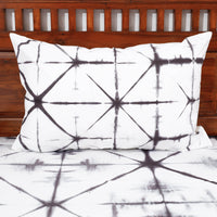 shibori double bed cover set