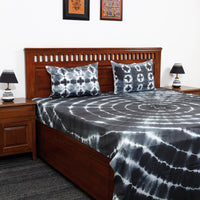 shibori double bed cover set