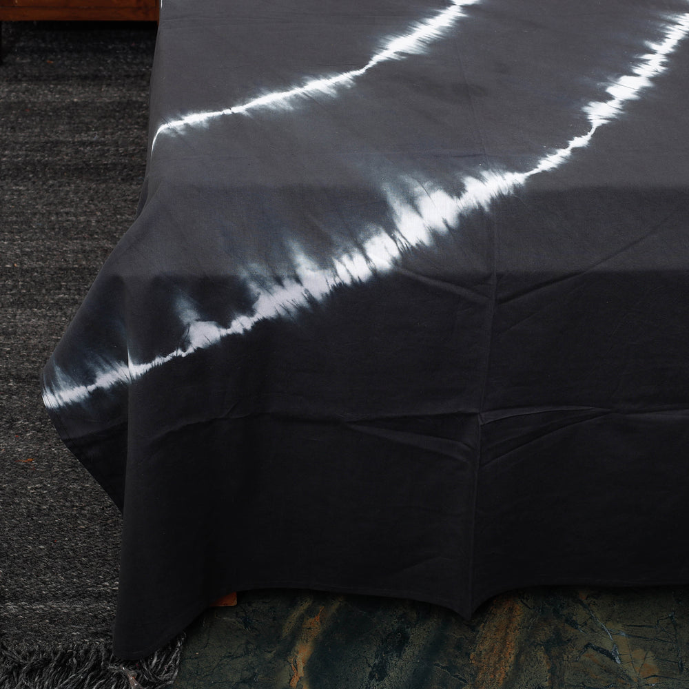 shibori double bed cover set