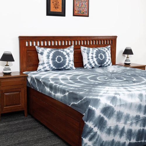 Shibori Double Bed Cover Set