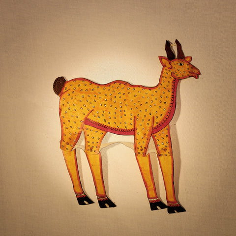 Deer - Tholu Bommalata Leather Puppet Wall Hanging