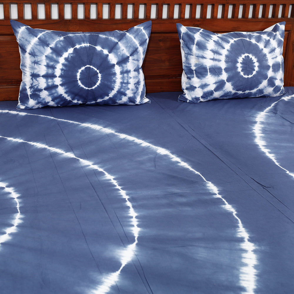 Shibori Double Bed Cover Set