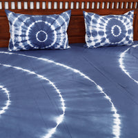 Shibori Double Bed Cover Set