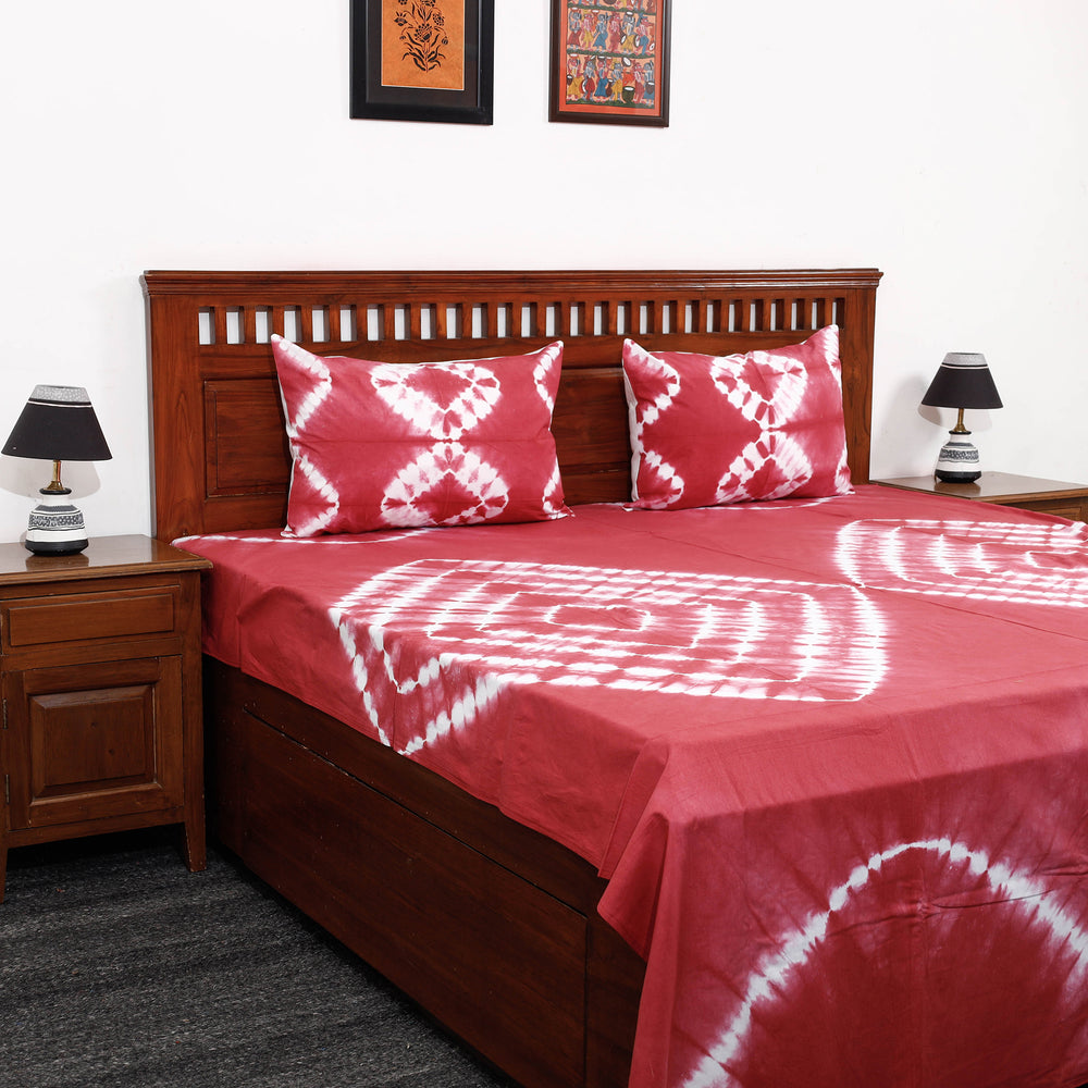 Shibori Double Bed Cover Set  