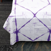 shibori double bed cover set