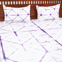 shibori double bed cover set