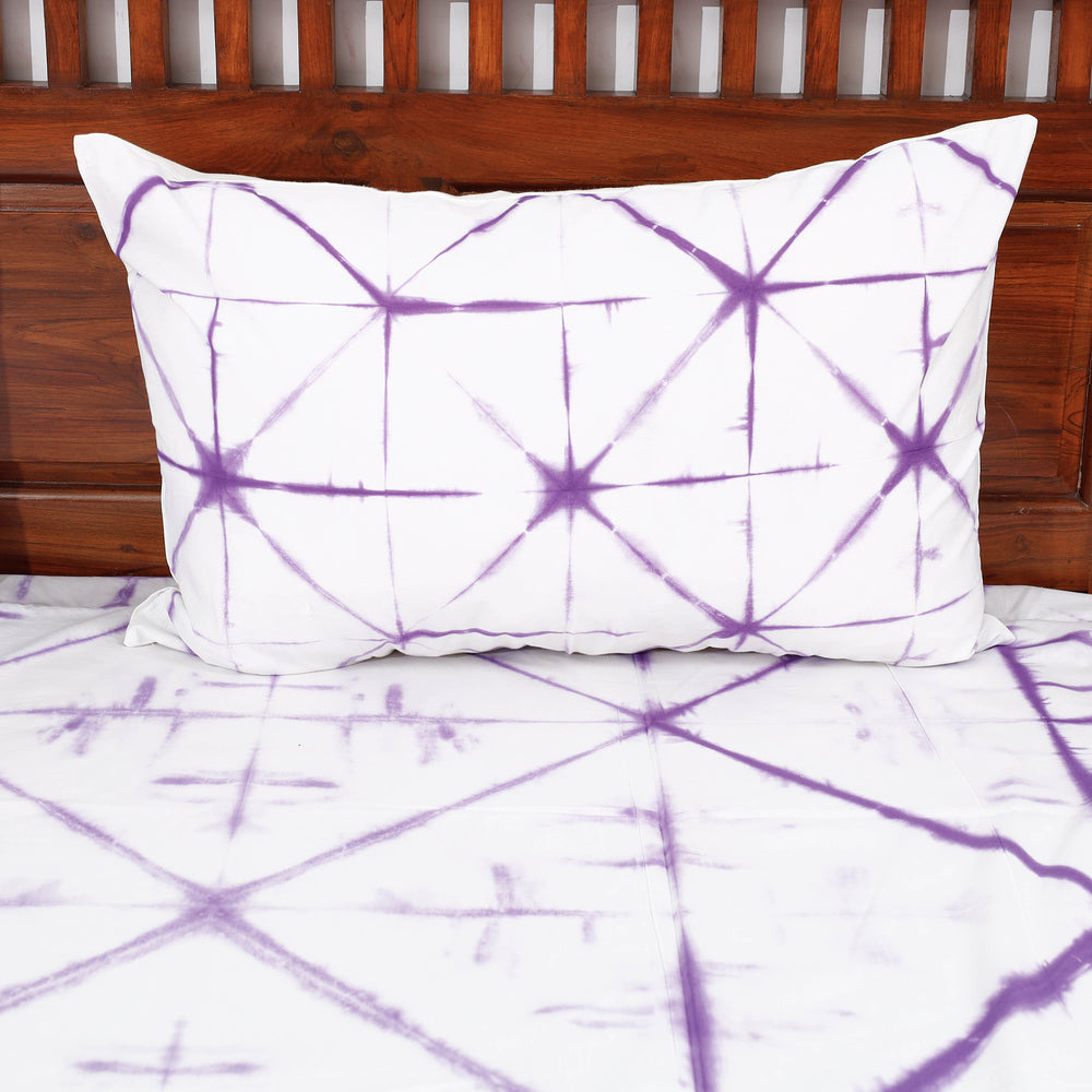 shibori double bed cover set