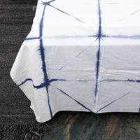 shibori double bed cover set