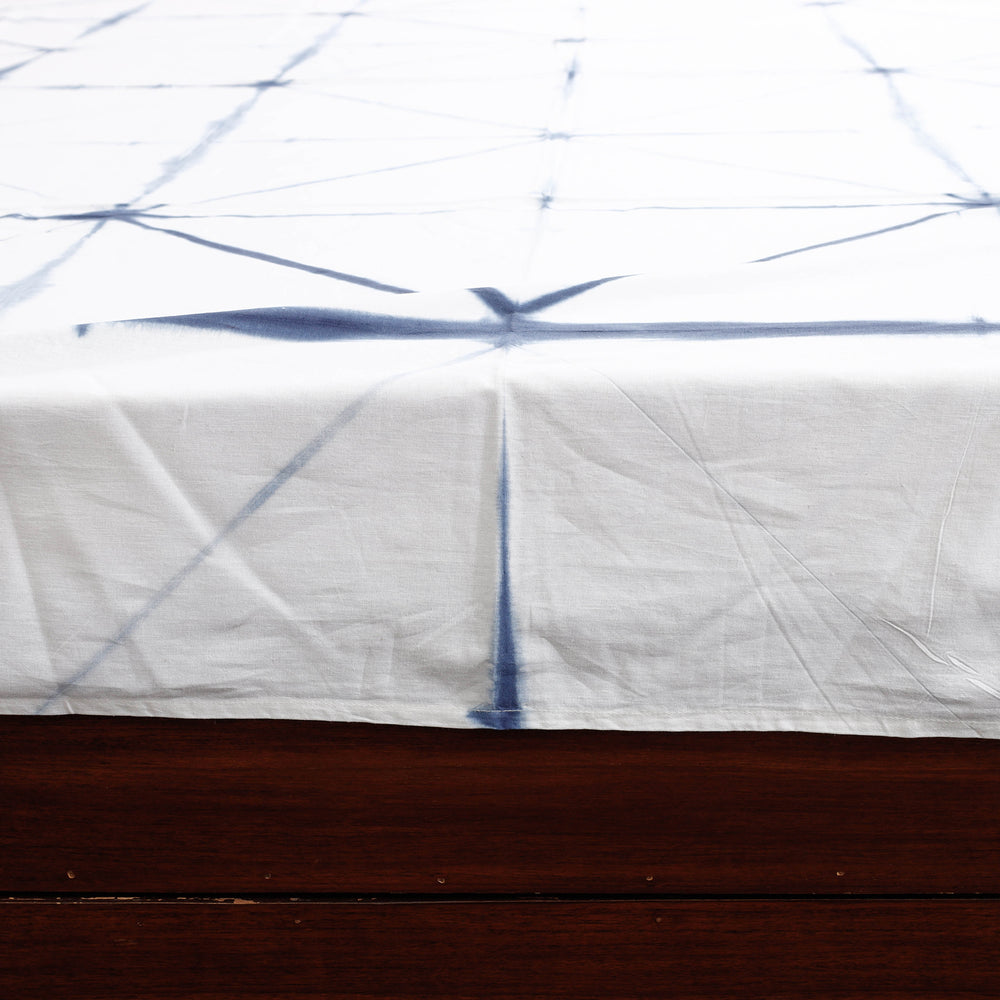 shibori double bed cover set