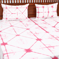 shibori double bed cover set