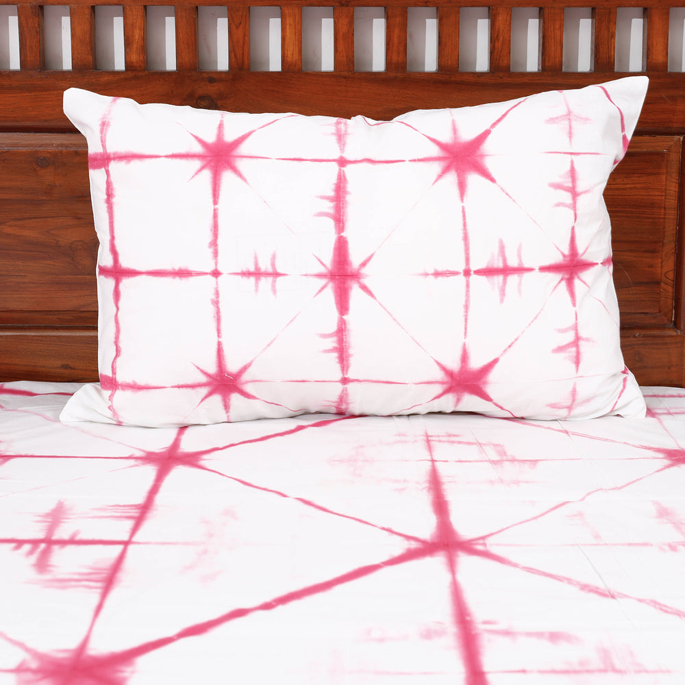 shibori double bed cover set