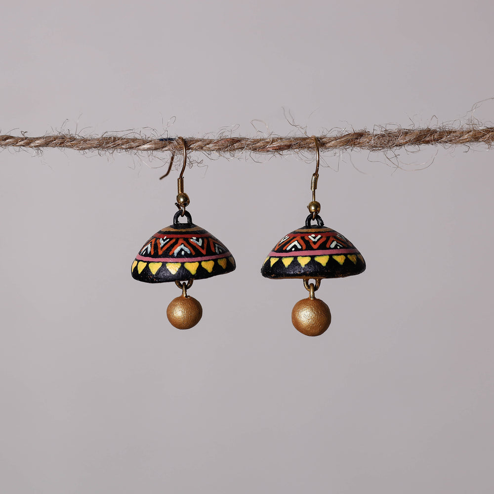 miniature handpainted earrings