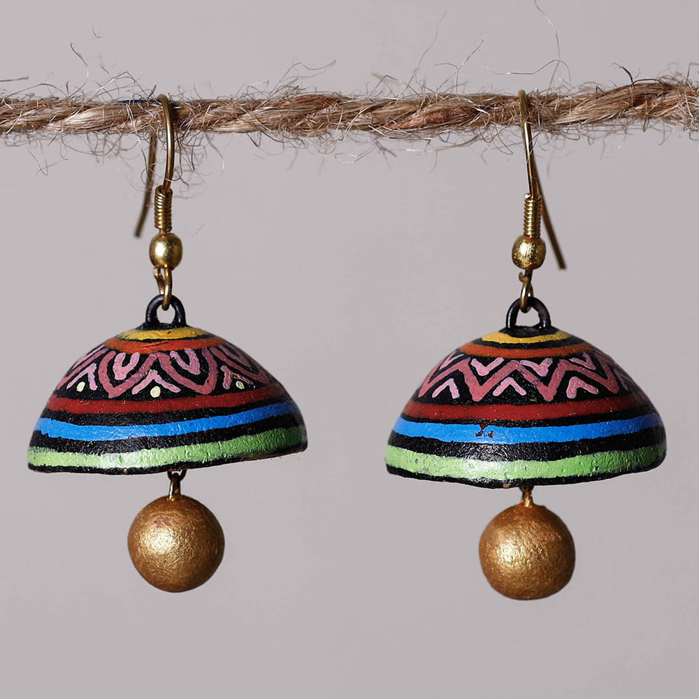 miniature handpainted earrings