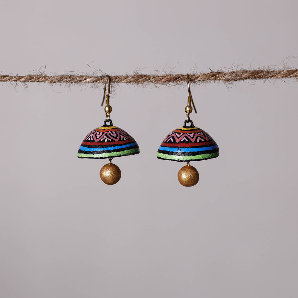 miniature handpainted earrings