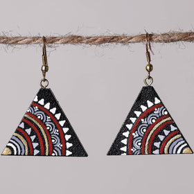 Buy Miniature Handpainted Wooden Earrings Online at iTokri.com
