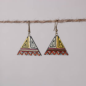  Miniature Handpainted Wooden Earrings Online at iTokri.com