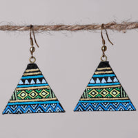 miniature handpainted earrings