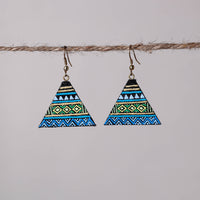 miniature handpainted earrings