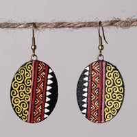 miniature handpainted earrings