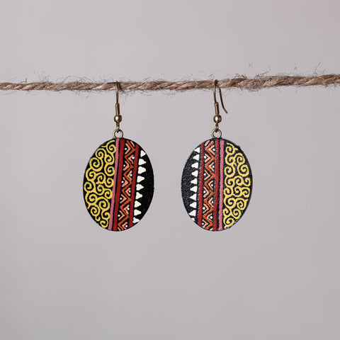 miniature handpainted earrings