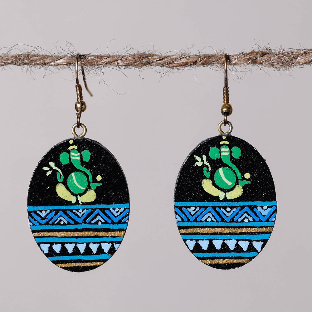 miniature handpainted earrings