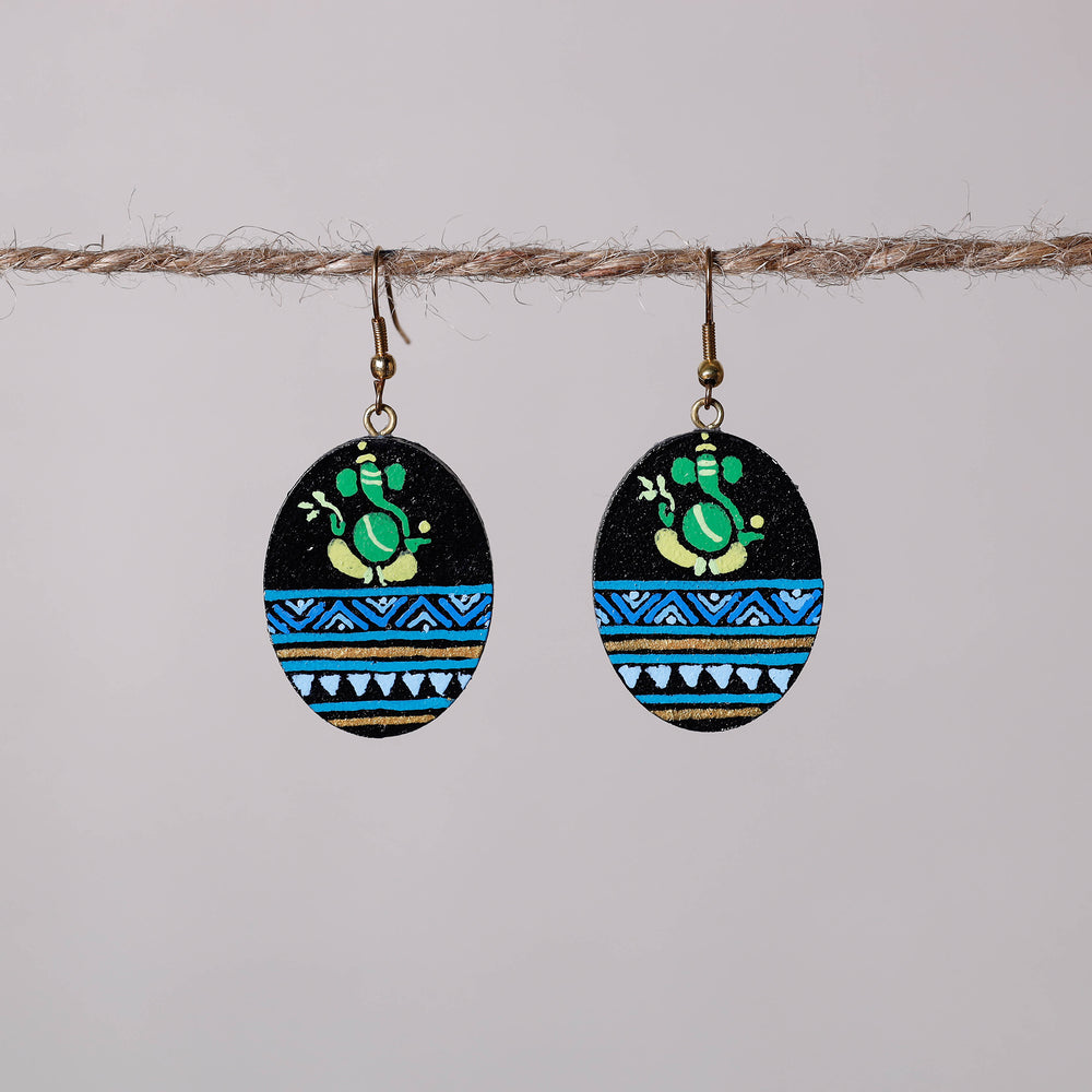 miniature handpainted earrings