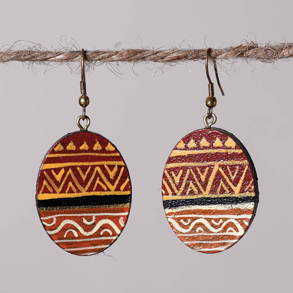 miniature handpainted earrings