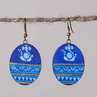 miniature handpainted earrings