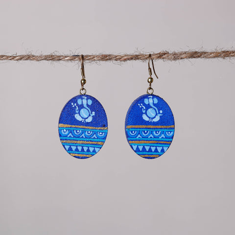 miniature handpainted earrings